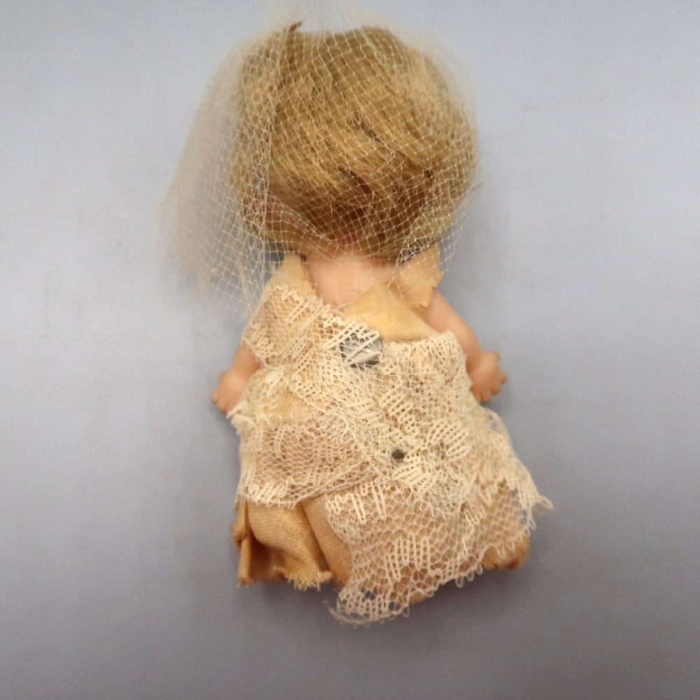 Vintage PEE WEE Dolls Uneeda 1965 Peewees 4" & Mattle Sunshine Family House Room - Picture 8 of 16